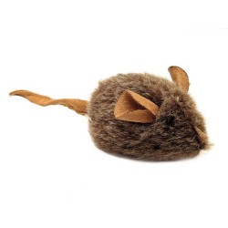 Bianca Souris jouet qui couine pour chat – Avec herbe à chat