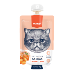 Gourde saumon poulet carotte