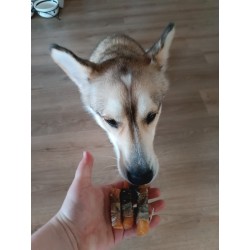 🐾 Bouchée Morue & Patate Douce – Friandise naturelle pour chien