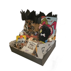 Effrayante Box HALLOWEEN (peluche chat)