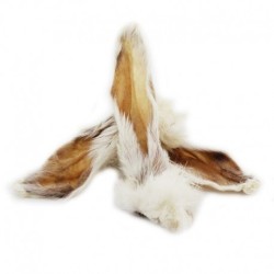 Oreille de lapin avec poil – Une friandise naturelle pour chien, légère et digeste