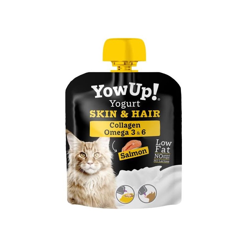 Yowup Saumon pour chat - Peau et Poil Yowup Saumon pour chat - Peau et Poil