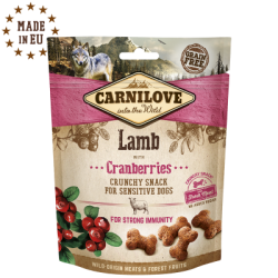 Crunchy Carnilove Agneau & Cranberries – Friandises croustillantes naturelles