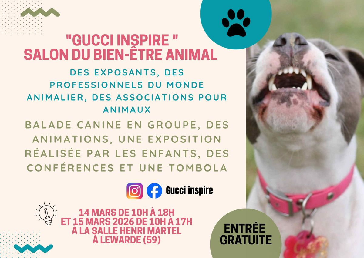 Gucci Inspire : Le salon du bien-être animal de Lewarde 2026
